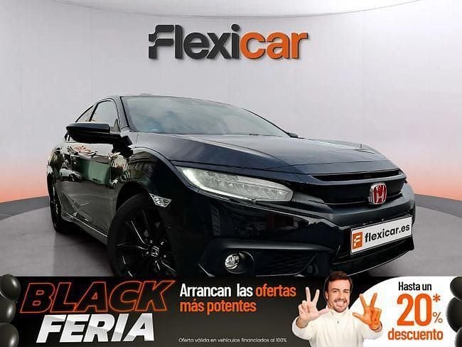 Negro Usado 2018 Honda Civic Sport Plus Berlina | 22.890 € (Precio justo) - Imagen 1/4