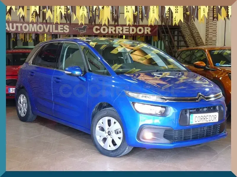 Usado Citroën C4 Picasso Live 110 CV (80 kW) 2017 Azul Monovolumen