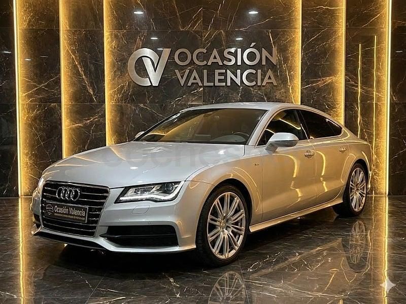 Usado Audi A7 Sportback S-Line 245 CV (180 kW) 2014 Gris / plata Utilitario