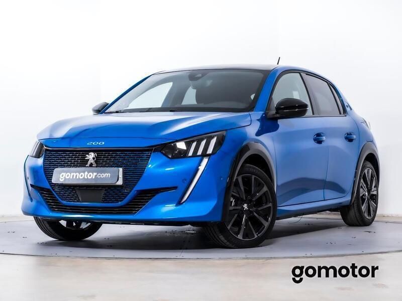 Azul vertigo Usado 2023 Peugeot e-208 GT Utilitario | 35.990 € - Imagen 1/4