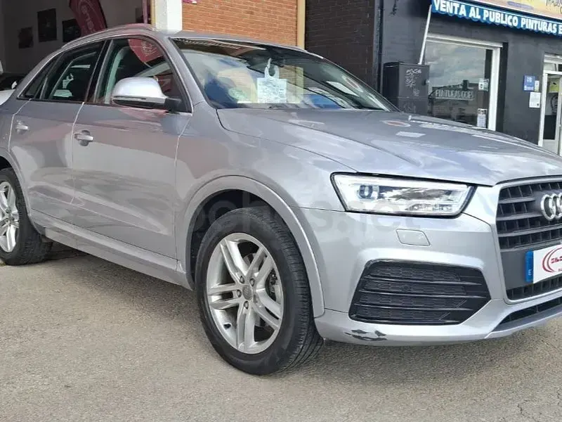 Usado Audi Q3 150 CV (110 kW) 2018 Gris / plata SUV