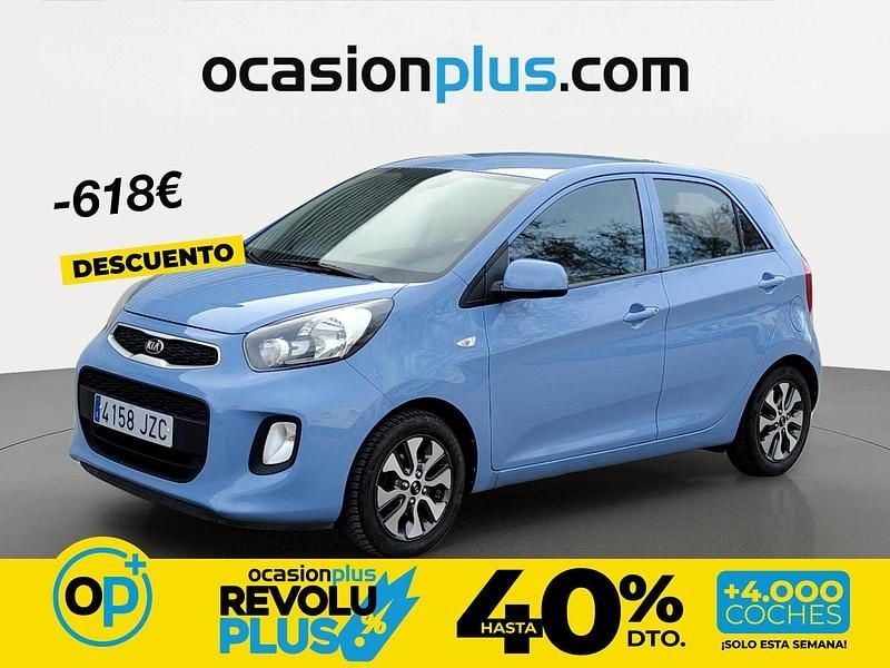 Usado Kia Picanto 66 CV (48 kW) 2017 Azul Utilitario