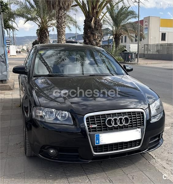 Usado Audi A3 Ambition 105 CV (77 kW) 2007 Negro Berlina