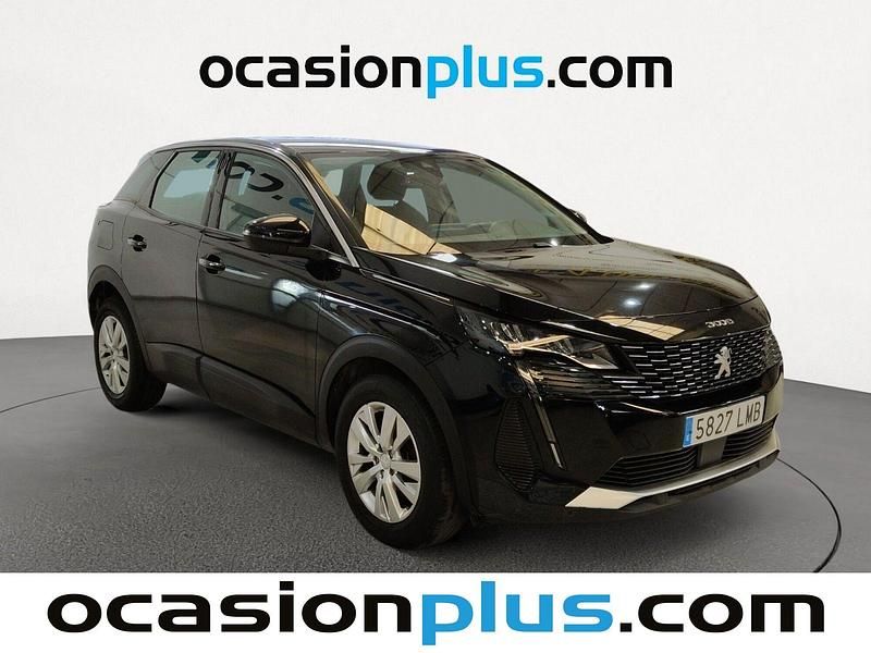 Usado Peugeot 3008 Active 130 CV (95 kW) 2020 Negro SUV