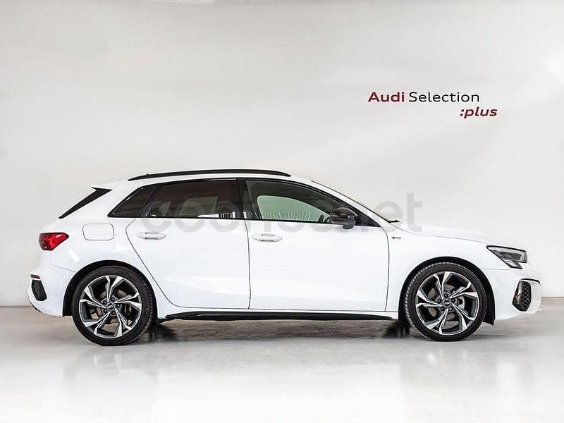 Usado Audi A3 S-Line 150 CV (110 kW) 2022 Blanco Berlina