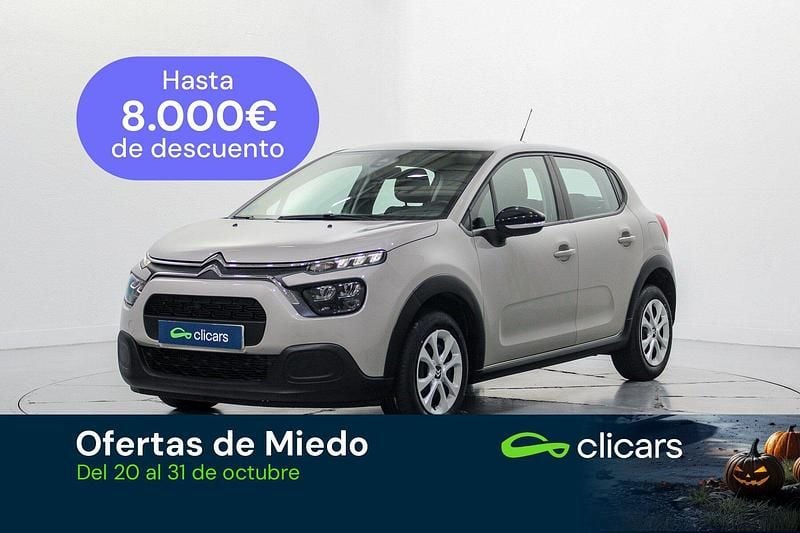 Negro Usado 2022 Citroën C3 Live Utilitario | 12.490 € (Precio justo) - Imagen 1/4