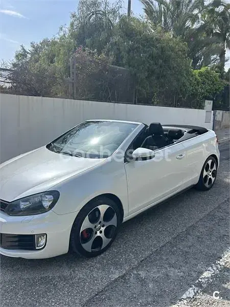 Usado VW Golf Cabriolet GTI 210 CV (154 kW) 2014 Blanco Descapotable