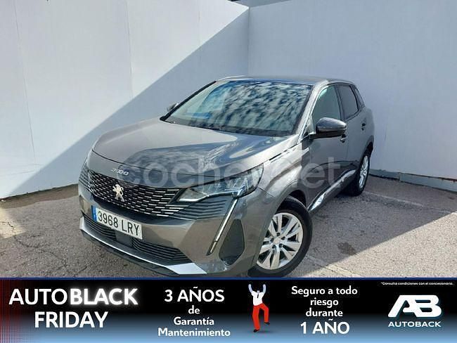 Gris / plata Usado 2021 Peugeot 3008 Active SUV | 16.150 € (Buen precio) - Imagen 1/2