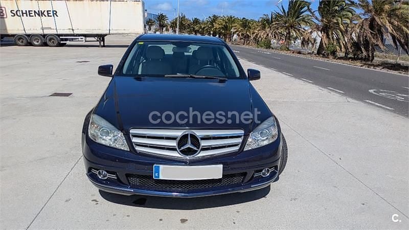 Usado Mercedes C200 Elegance 184 CV (135 kW) 2010 Azul Berlina