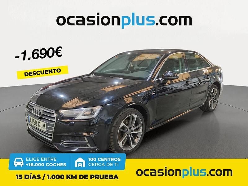Negro Usado 2018 Audi A4 S-Line Berlina | 18.590 € (Precio justo) - Imagen 1/4