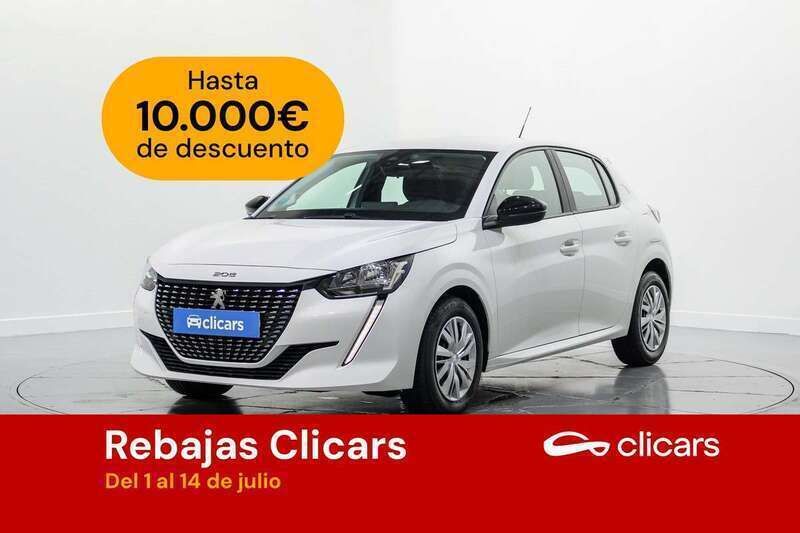 Blanco Usado 2022 Peugeot 208 Active Utilitario | 11.390 € (Super precio) - Imagen 1/4