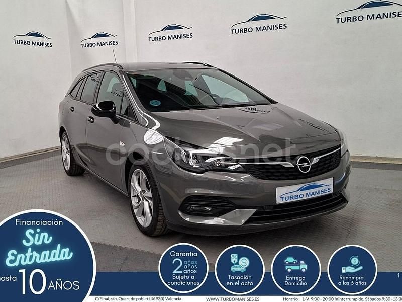 Gris / plata Usado 2021 Opel Astra Ultimate Familiar | 13.490 € (Precio justo) - Imagen 1/4
