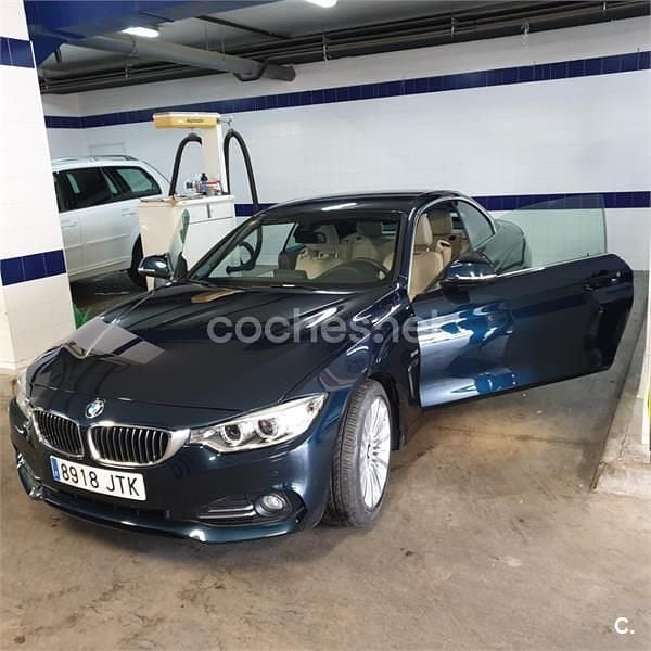 Usado BMW 420 Luxury Line 190 CV (139 kW) 2016 Azul Descapotable