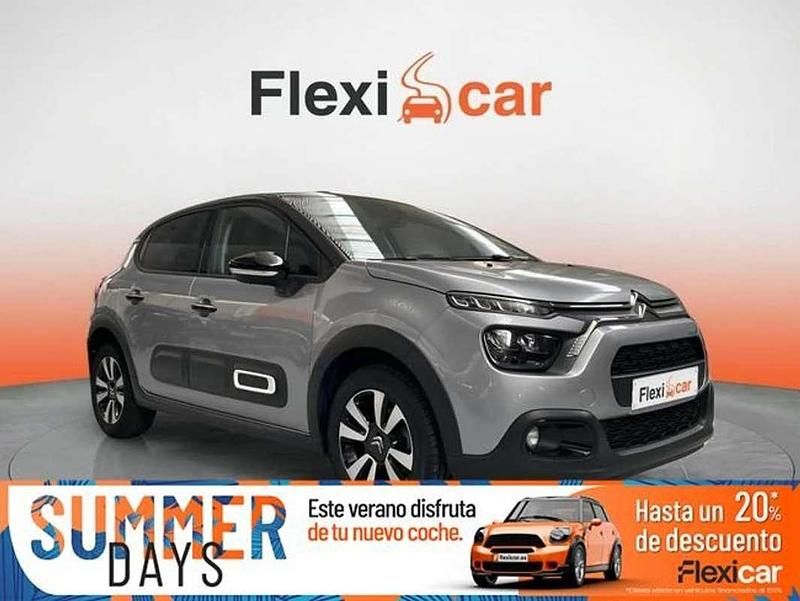 Gris Usado 2023 Citroën C3 PureTech Utilitario | 10.390 € (Buen precio) - Imagen 1/4