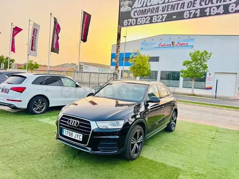 Usado Audi Q3 Sport 150 CV (110 kW) 2017 Negro SUV