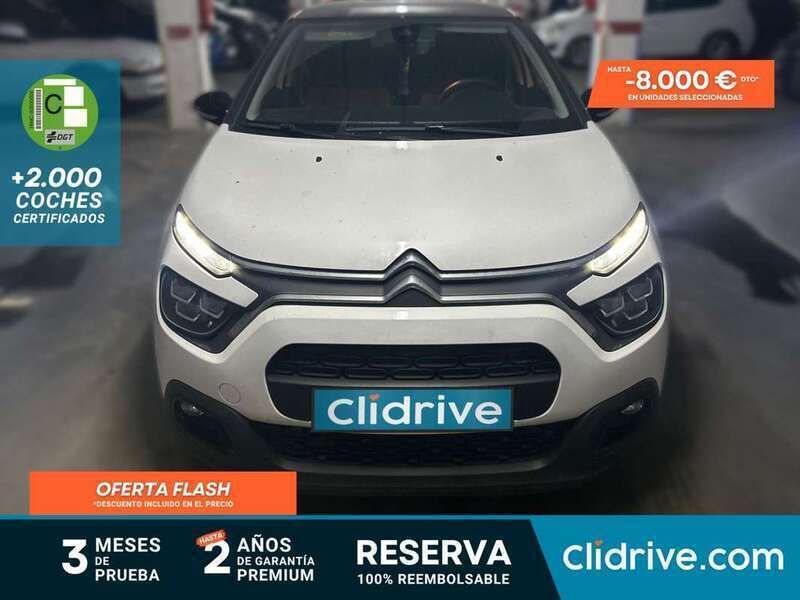 Blanco Usado 2023 Citroën C3 PureTech Utilitario | 12.290 € (Super precio) - Imagen 1/3