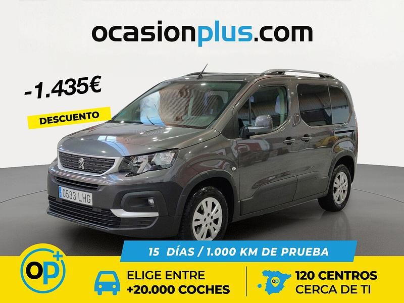 Usado Peugeot Rifter Active 110 CV (80 kW) 2020 Gris Monovolumen