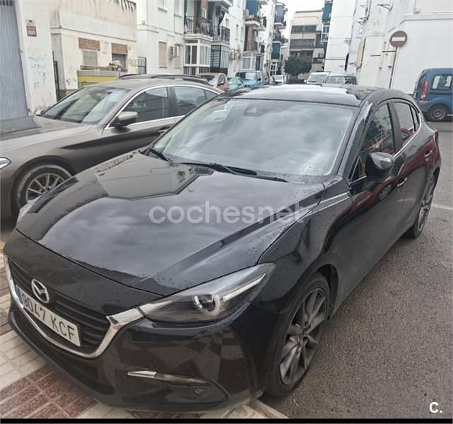 Negro Usado 2017 Mazda 3 Style Berlina | 15.999 € (Precio justo) - Imagen 1/3