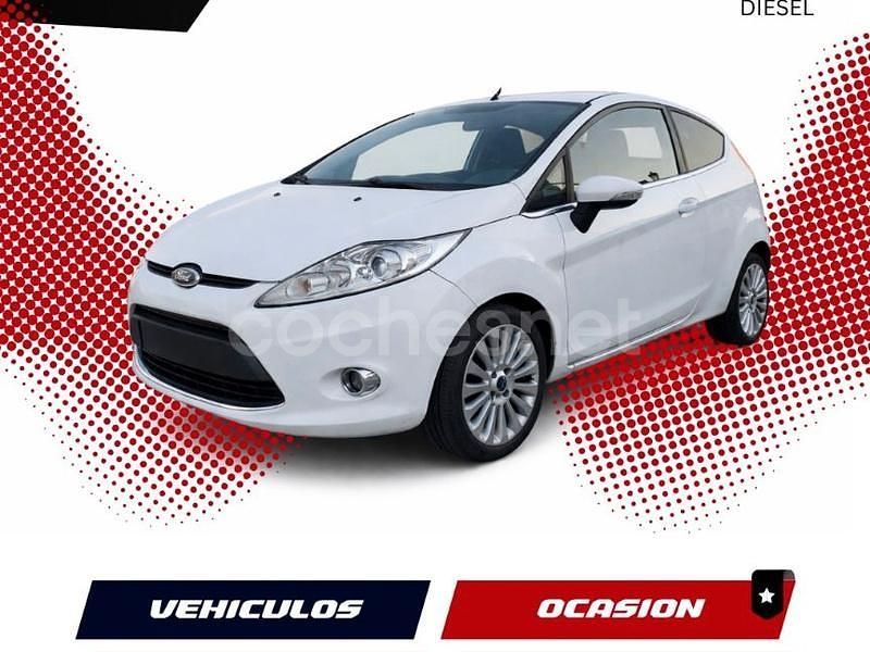 Usado Ford Fiesta Titanium 95 CV (69 kW) 2010 Blanco Utilitario
