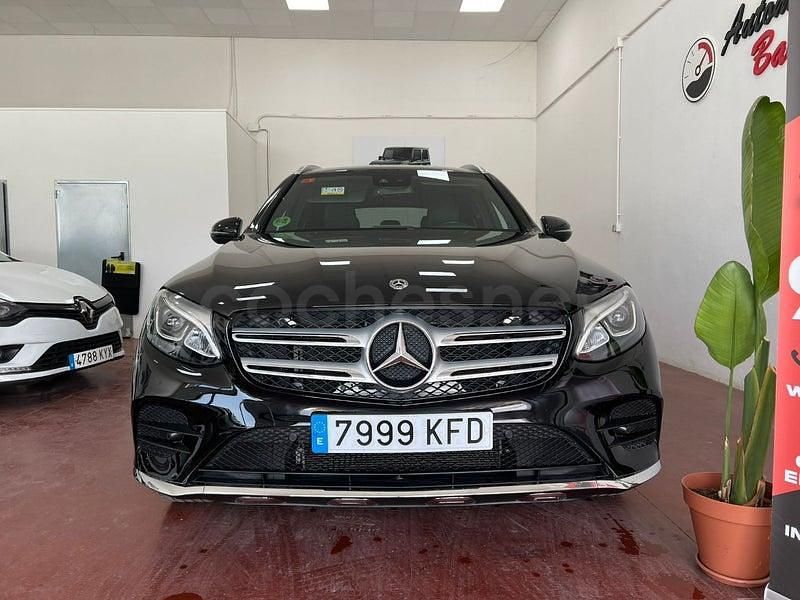 Usado Mercedes GLC220 170 CV (125 kW) 2018 Negro SUV