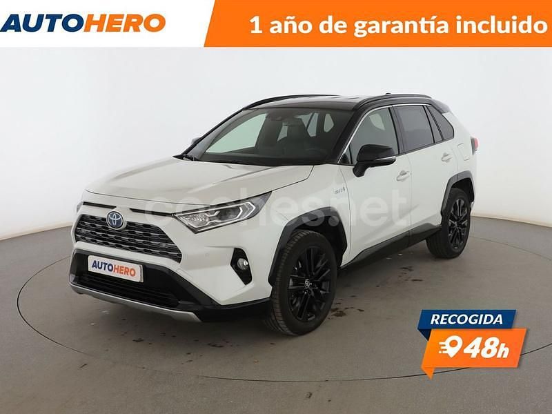 Blanco Usado 2021 Toyota RAV4 Hybrid Style SUV | 34.599 € (Un poco caro) - Imagen 1/3