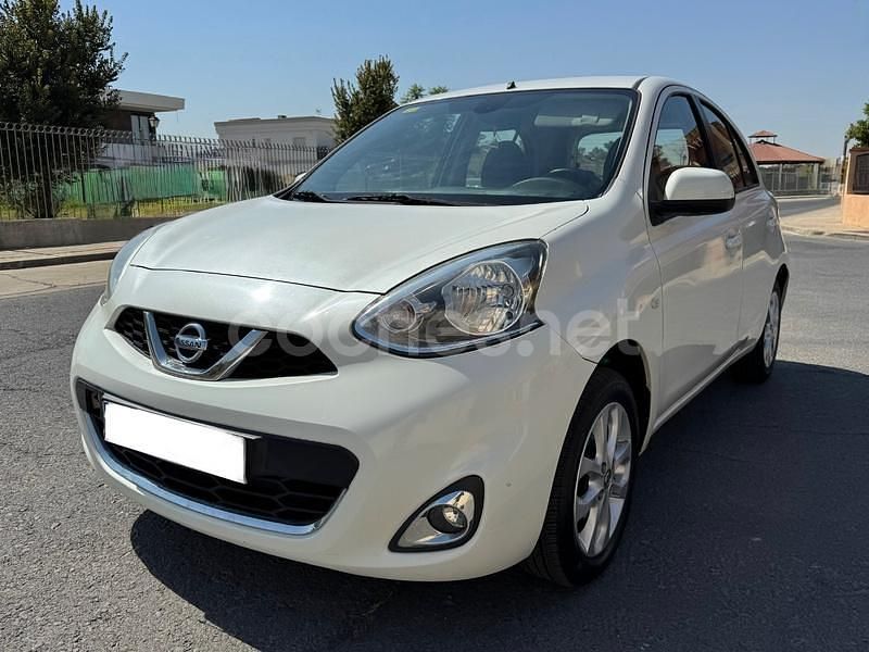 Blanco Usado 2015 Nissan Micra Acenta Utilitario | 7499 € (Precio justo) - Imagen 1/4