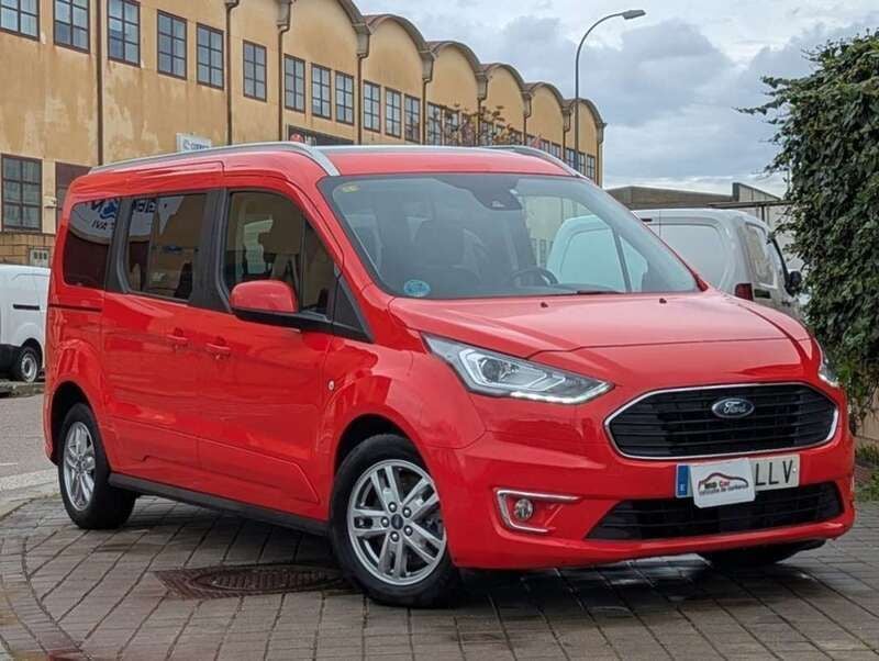 Rojo Usado 2021 Ford Tourneo Connect Titanium Monovolumen | 16.850 € (Buen precio) - Imagen 1/4