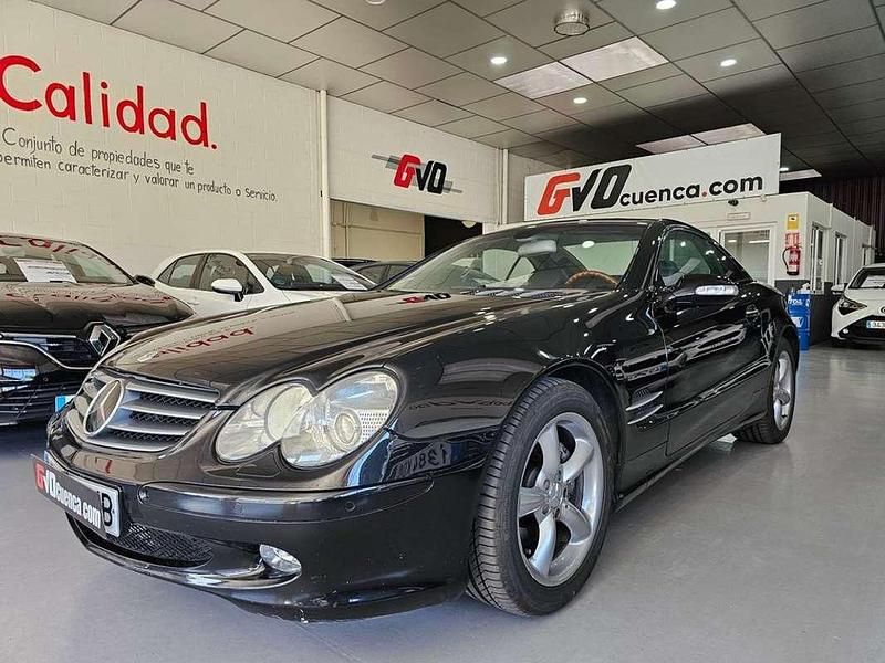 Usado Mercedes SL500 306 CV (225 kW) 2001 Negro Descapotable