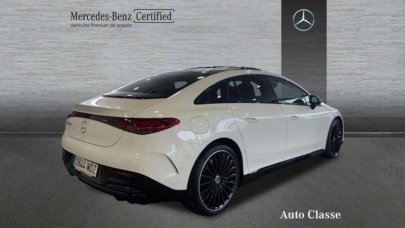 Usado Mercedes EQE350 AMG line 214 kW (292 CV) 2023 Blanco Berlina