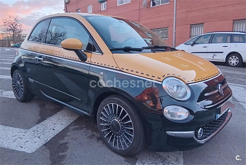Usado Fiat 500 Lounge 105 CV (77 kW) 2016 Amarillo Berlina