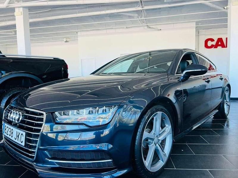 Azul Usado 2016 Audi A7 Sportback S-Line Utilitario | 33.990 € (Precio justo) - Imagen 1/4