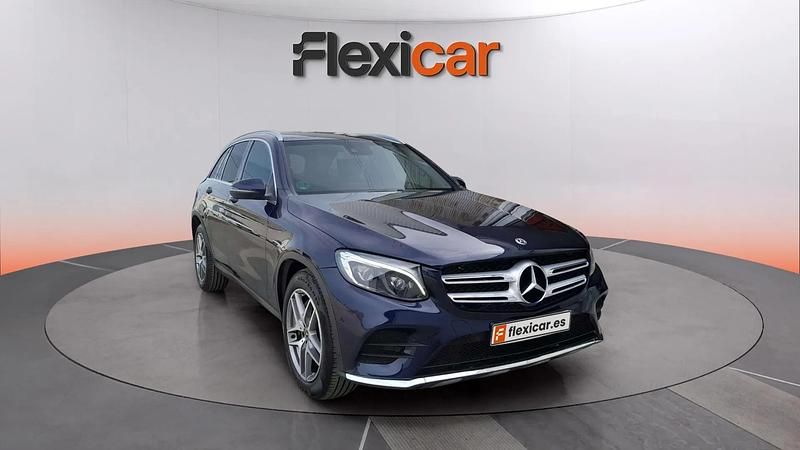Usado Mercedes GLC220 171 CV (125 kW) 2018 Azul SUV
