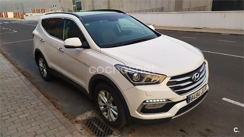 Blanco Usado 2016 Hyundai Santa Fe SUV | 14.000 € (Buen precio) - Imagen 1/4