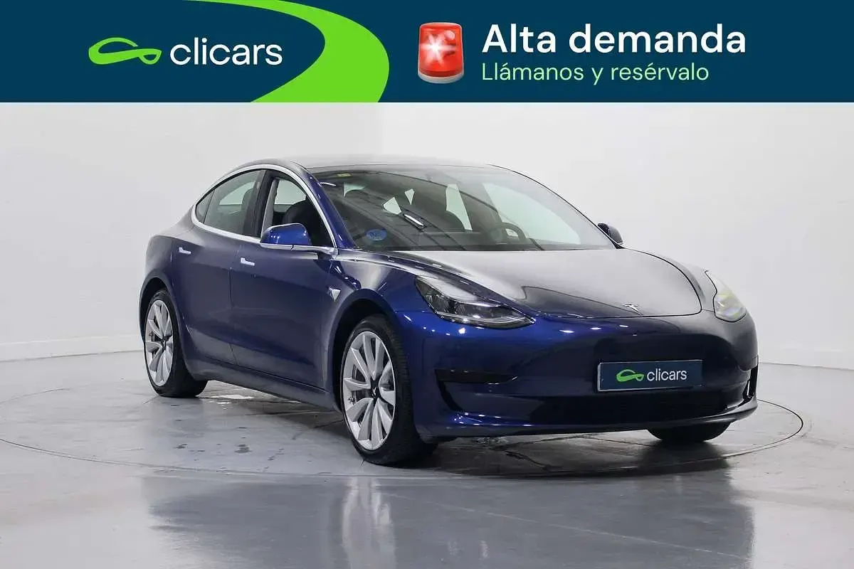 Używany Tesla Model 3 Standard Range 239 kW (325 KM) 2020 Niebieski Sedan/Limuzyna
