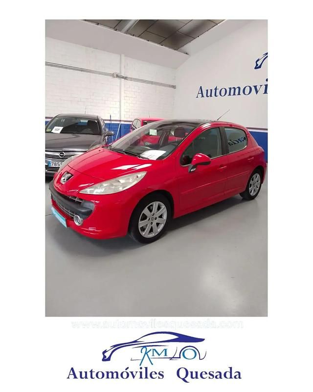 Usado Peugeot 207 90 HP (66 kW) 2007 Vermelho Citadino