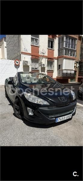 Negro Usado 2009 Peugeot 308 CC Descapotable | 4800 € (Super precio) - Imagen 1/2