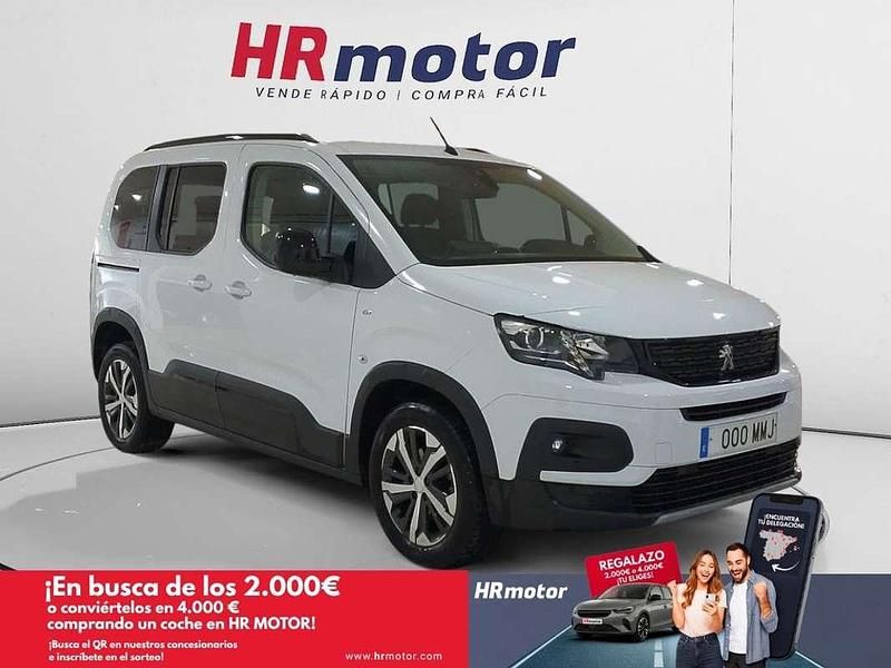 Blanco Usado 2023 Peugeot Rifter GT Monovolumen | 21.590 € (Precio justo) - Imagen 1/4