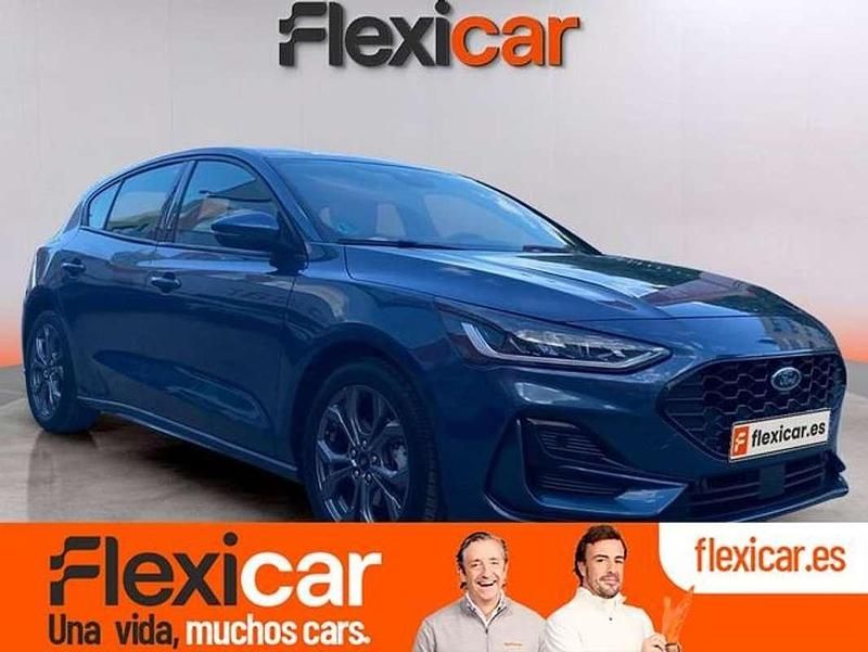 Azul Usado 2023 Ford Focus ST-Line Berlina | 17.990 € (Precio justo) - Imagen 1/4