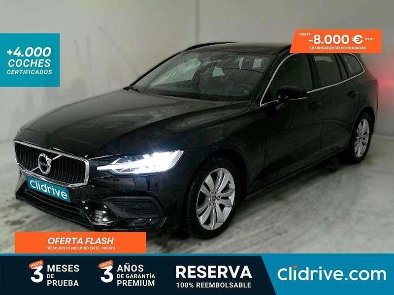 Usado Volvo V60 Momentum 190 CV (139 kW) 2021 Negro Familiar
