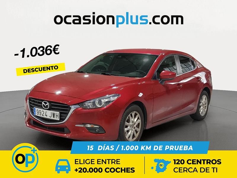 Usado Mazda 3 Style 120 CV (88 kW) 2017 Rojo Berlina