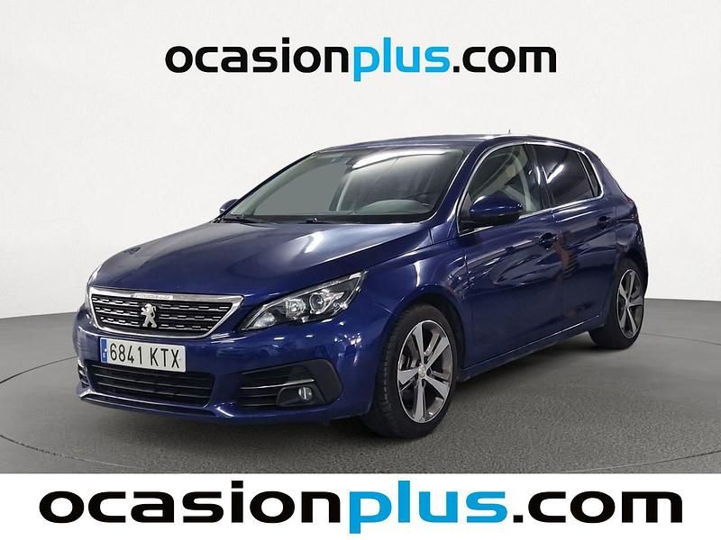 Azul Usado 2019 Peugeot 308 Allure Utilitario | 11.437 € (Precio justo) - Imagen 1/4