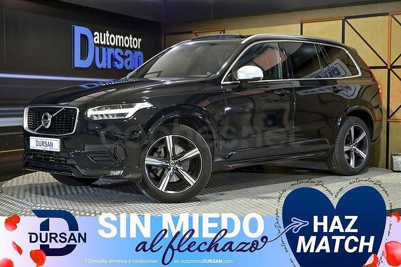 Negro Usado 2017 Volvo XC90 R-Design SUV | 34.990 € (Un poco caro) - Imagen 1/4