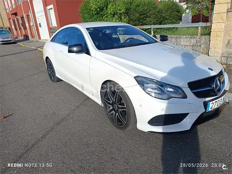 Usado Mercedes E350 258 CV (189 kW) 2015 Blanco Coupe