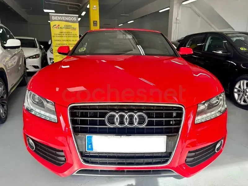 Usado Audi A5 S-Line 240 CV (176 kW) 2009 Rojo Coupe