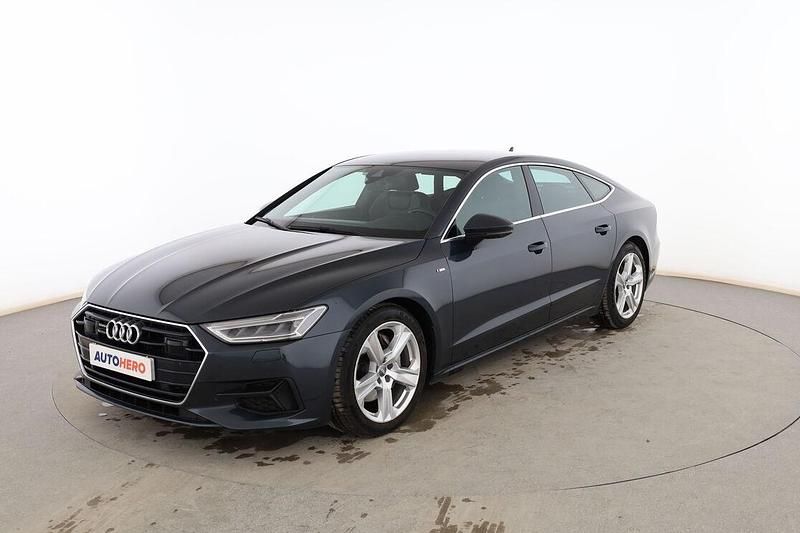 Usado Audi A7 Sportback 286 CV (210 kW) 2018 Azul Utilitario