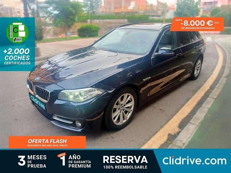 Negro Usado 2015 BMW 520 Familiar | 11.990 € (Buen precio) - Imagen 1/3