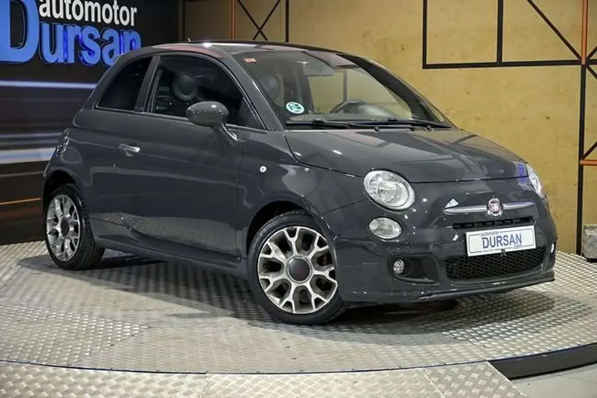 Usado Fiat 500 S 86 CV (63 kW) 2014 Gris Utilitario