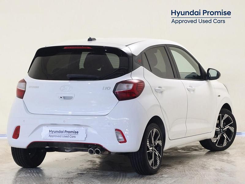 Usado Hyundai i10 N Line 83 CV (61 kW) 2025 Blanco Utilitario
