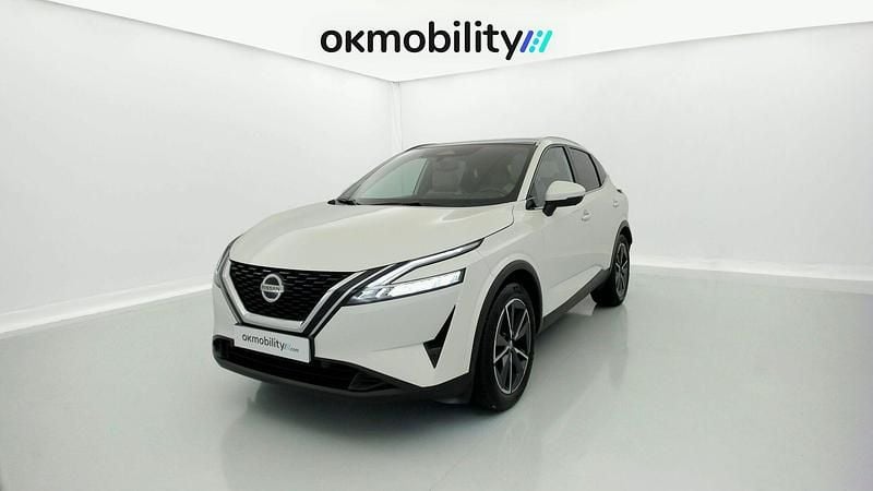 Blanc lunaire Usado 2022 Nissan Qashqai Tekna SUV | 23.220 € (Buen precio) - Imagen 1/4