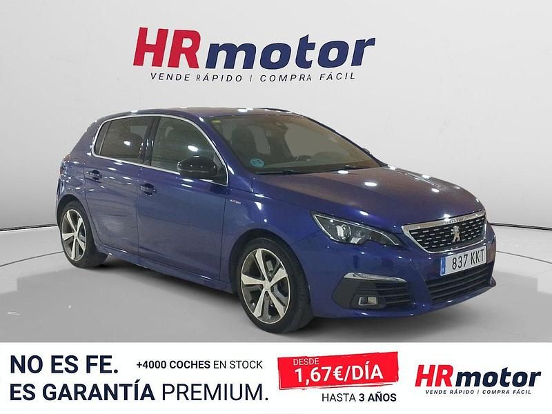 Usado Peugeot 308 GT-line 150 CV (110 kW) 2018 Azul Berlina